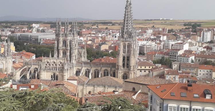 Vista de Burgos desde el Castillo
