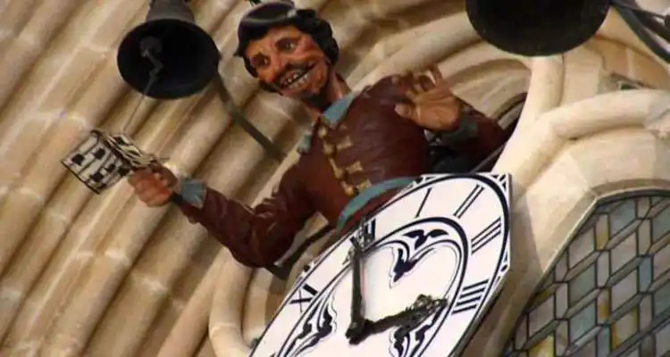 El Papamoscas, el reloj autómata medieval de la Catedral de Burgos
